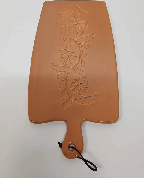 Servierbrett Fleur aus Keramik