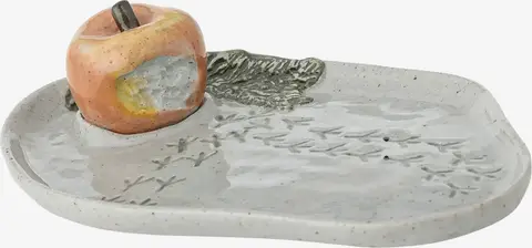 Dekoschale Apfel aus Steingut