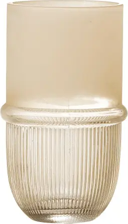 Vase Belise, Natur aus Glas