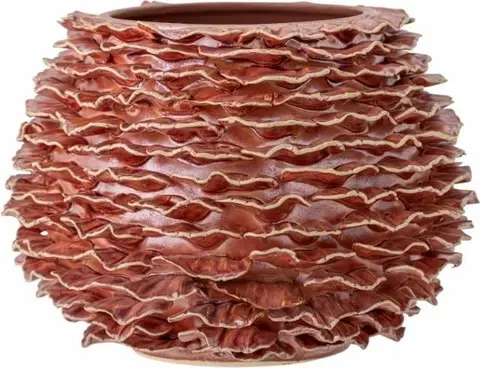 Vase MORENA, Rot aus Steingut