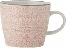 Becher Cecile 1, zartes Rosa aus Keramik