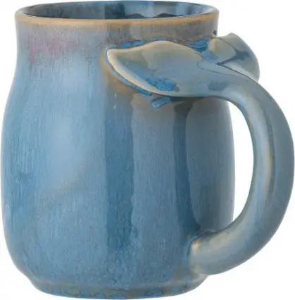 Tasse Tanir, Blau aus Steingut