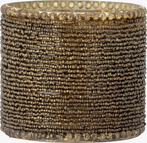 Teelicht Isabela Gold aus Glas