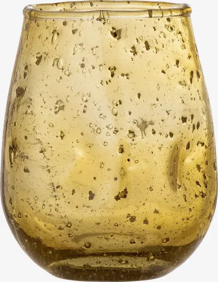 Teelicht Henri, Braun aus Glas