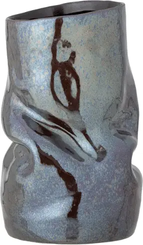 Vase Apio, Braun aus Steingut