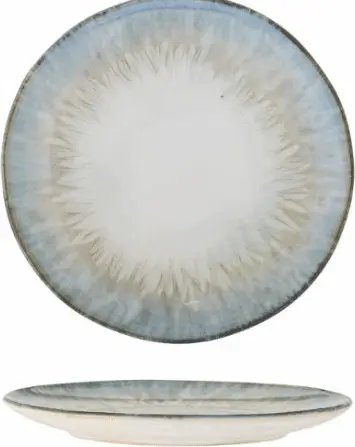 Teller Callen, Blau aus Steinzeug