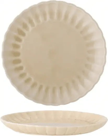 Teller Latina Beige aus Steinzeug