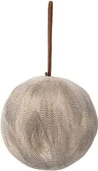 Weihnachtskugel MISBA, Braun aus Feder, Polystyrol