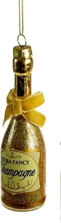 Glasanhänger Champagne GOLD aus Glas