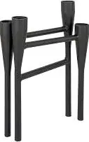 Kerzenhalter Frolein, Schwarz aus Metall – Ansicht 2 – Ansicht 2