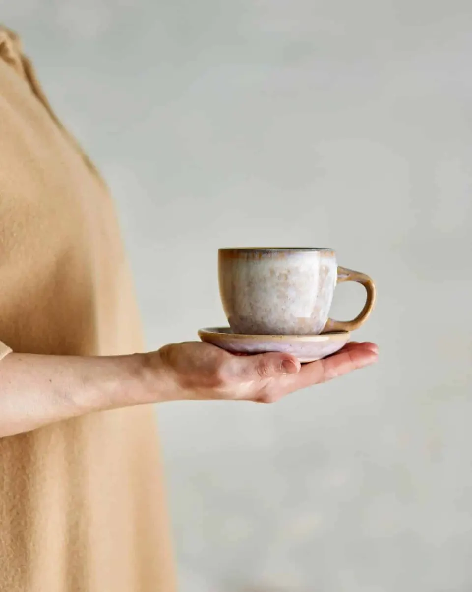 Brentatasse mit Untertasse