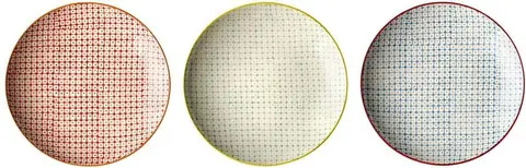 Teller-Set Carla, 3 Stk