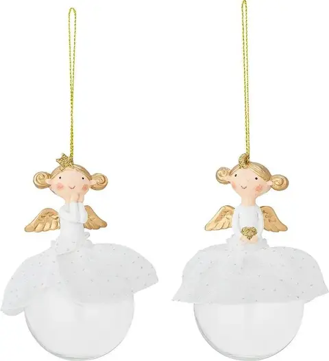 Griselda Weihnachtsanhänger, 2 Stk