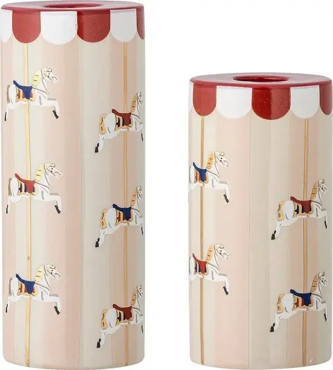 Merry go round Kerzenhalter-Set, 2 Stk