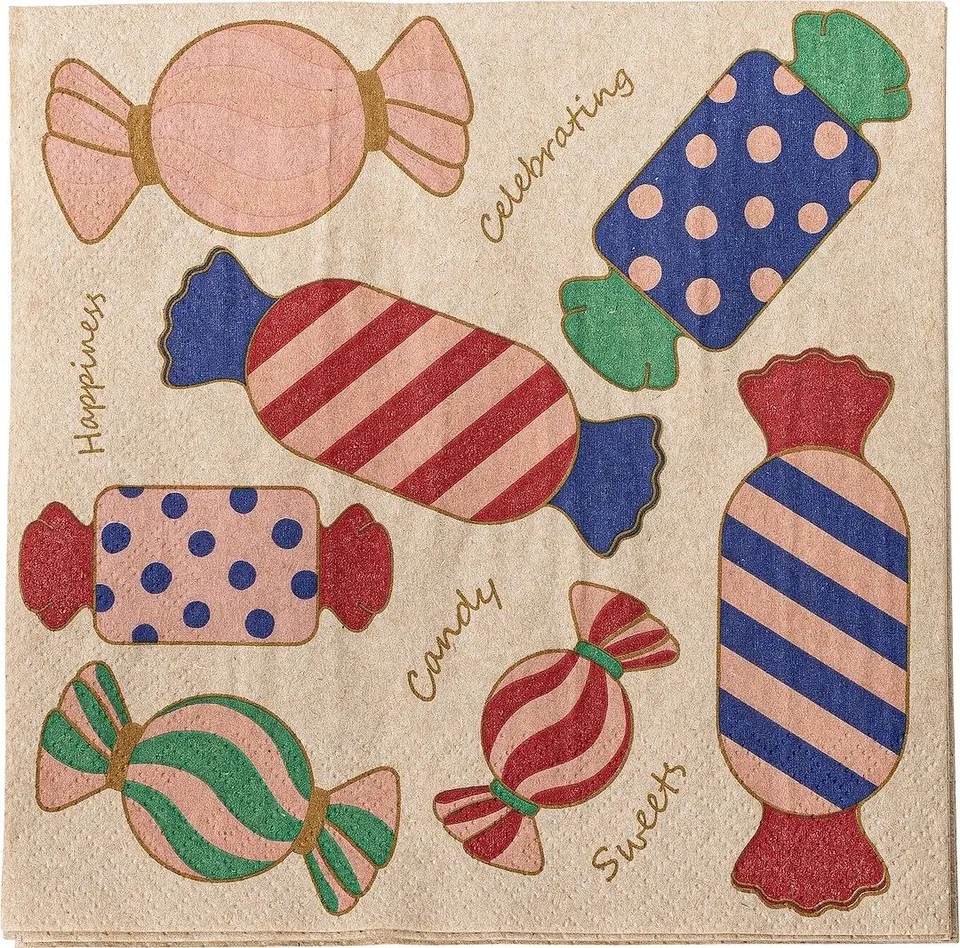 Papierservietten Caramella, 33 x 33 cm – Ansicht 2