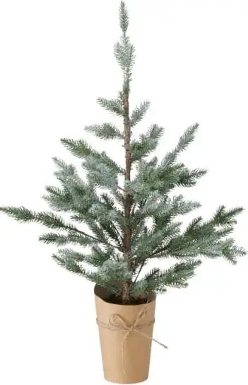 Künstlicher Weihnachtsbaum THORUS, Grün, Braun aus Kunststoff