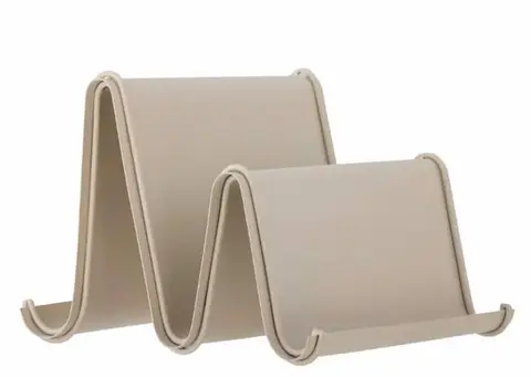 Magazinhalter Olen, Beige aus Eisen