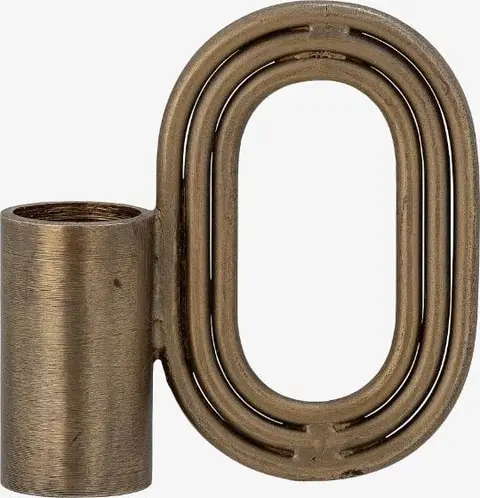 Kerzenhalter Gold VEVI mit Griff aus Eisen