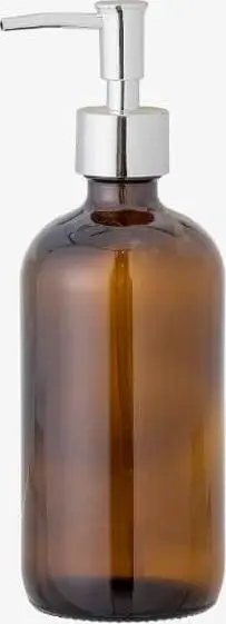 Seifenspender Glas Braun aus Glas, Polypropylen