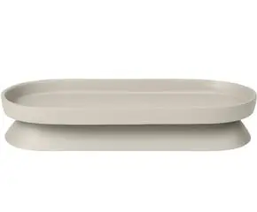 Deko-Tablett Sand aus Aluminium pulverbeschichtet