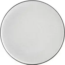 Speiseteller 4 Stk., Grau aus Keramik