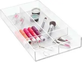 Make-up-Organizer, Transparent aus Kunststoff