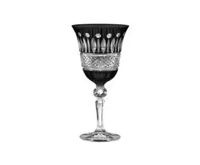 Weingläser Calice, 3 Stk, schwarz, transparent