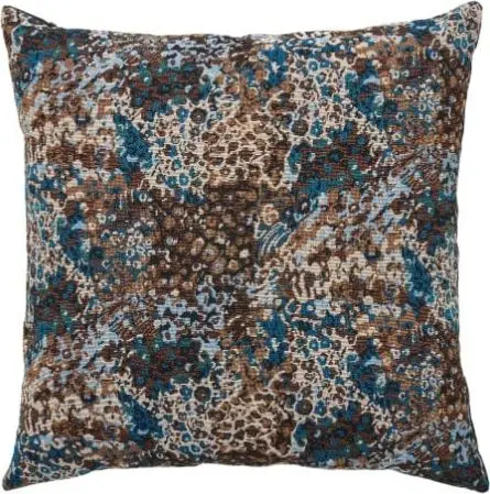 Kissen BLAU / Braun 45×45