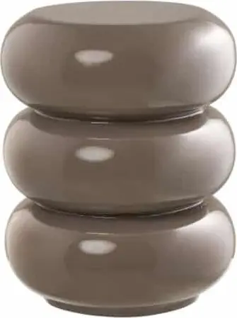 Beistelltisch ROSALINA, Braun aus Fiberglas