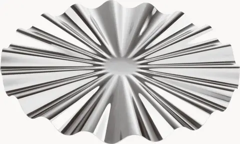 Edelstahl-Platzteller Kyma, silber aus Metall