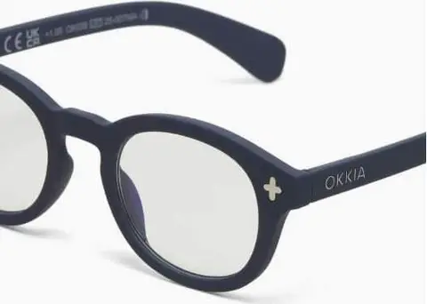Okkia Lesebrille MILANO OK038MN-1.50, Mitternachtsblau aus Soft – Ansicht 2 – Ansicht 2