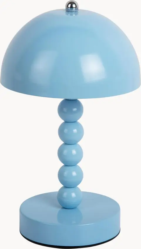 LED-Tischlampe Bubbles, hellblau