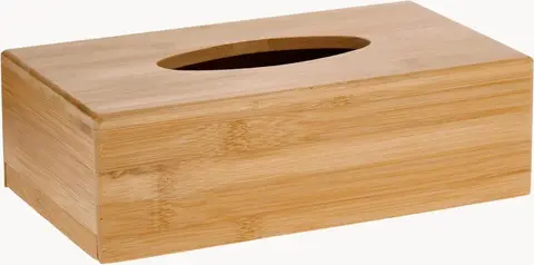 Kosmetiktuchbox Lisa aus Bambus, braun