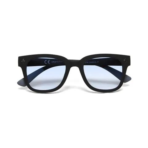Okkia Sonnenbrille Giovanni OK012BK-BL, Schwarz