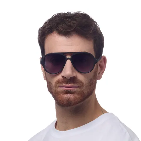 Okkia Sonnenbrille Alessio OK021-BK, Schwarz – Ansicht 2 – Ansicht 2