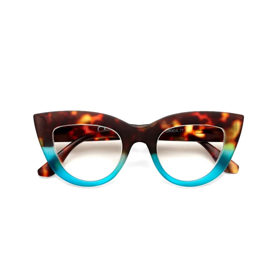 Okkia-Lesebrille Claudia OK023HB-2.50, blau