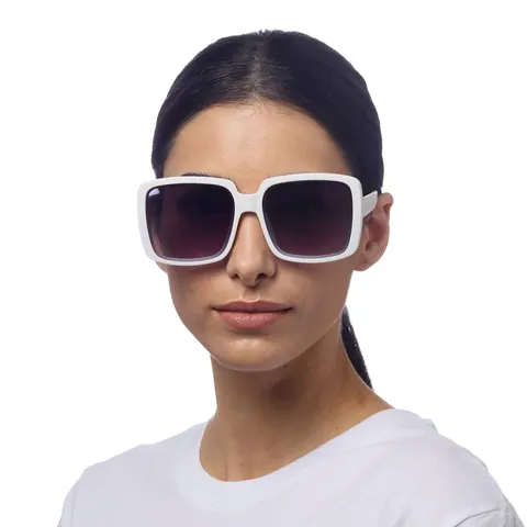 Okkia Sonnenbrille Alessia OK027-OW, Optisches Weiß – Ansicht 2 – Ansicht 2