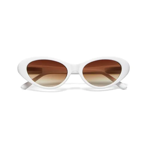 Okkia Sonnenbrille Lina OK029-OW, Weiß aus Soft