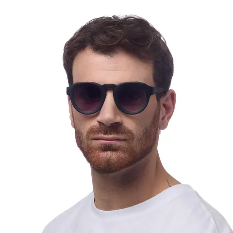Okkia Sonnenbrille Zeno OK032-BK, Schwarz aus Soft Touch – Ansicht 2 – Ansicht 2