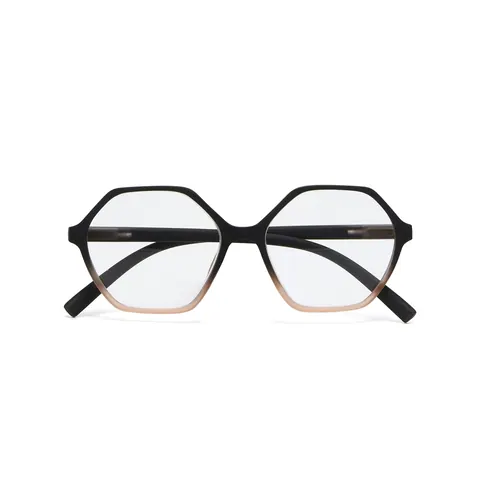 Okkia Lesebrille VENEZIA OK036BP-2.50, Schwarz aus Soft