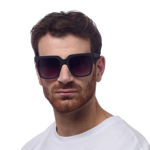Okkia Sonnenbrille Roma OK040-BK, Schwarz aus Soft – Ansicht 2 – Ansicht 2