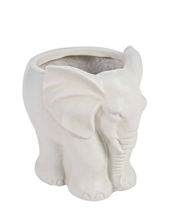 Übertopf Garden ELEFANT S - dekorativer Pflanzkübel aus hochwertigem Material für drinnen und draußen, ideales Accessoire für Ihre Grünpflanzen.