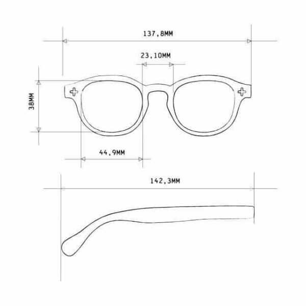 Okkia Sonnen-Lesebrille Aurelio OK08BSL1.50 – Bild 2