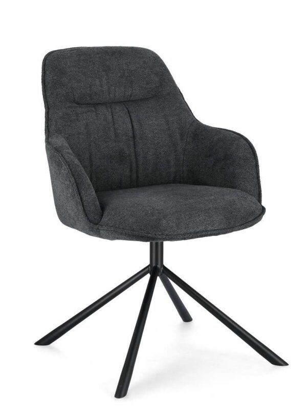 Sessel GRANT Dunkel in eleganter Ausführung für modernen Wohnstil, komfortable Polsterung und stilvolles Design.