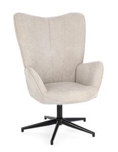 Beiger Loungesessel lNAS für stilvolles Entspannen und modernes Wohndesign