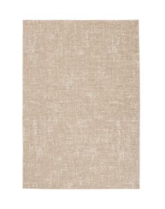 Outdoor Teppich LIAN in Beige, 160x230 cm - ideal für Terrasse und Garten, robust und wetterfest.