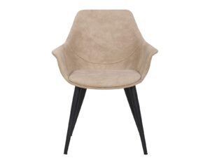 Esszimmerstuhl Signe in taupe für stilvolle Esszimmergestaltung, elegantes Design und bequemen Sitzkomfort