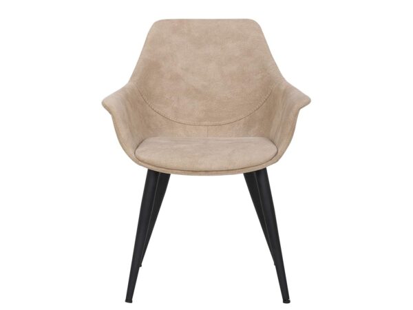 Esszimmerstuhl Signe in taupe für stilvolle Esszimmergestaltung, elegantes Design und bequemen Sitzkomfort