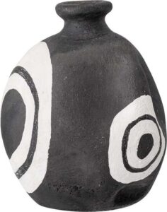 Vase Mika modernes Design aus Keramik in Weiß