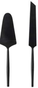 Tortenheber-Set 2 tlg für müheloses Servieren von Torten und Kuchen, ideal für Backliebhaber und Partys.